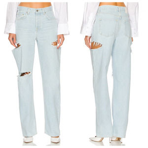 GRLFRND Bella Low Rise Boyfriend in Death Valley